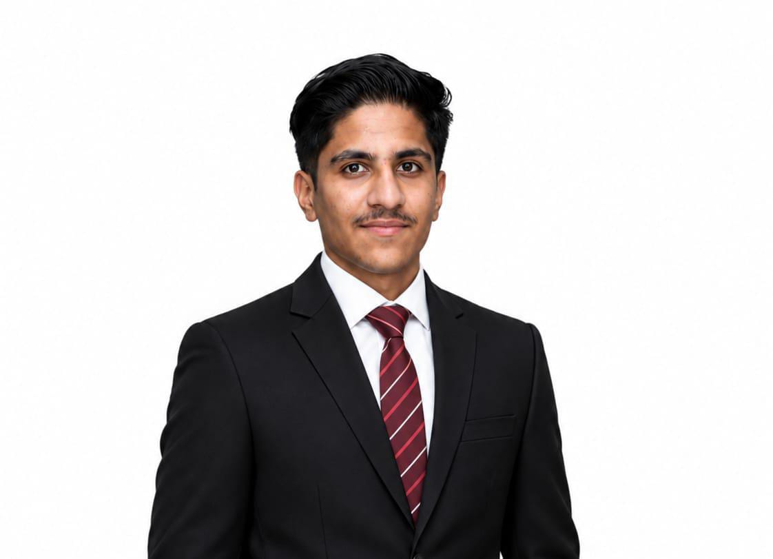 Portrait of Syed Ali Haider, Manager